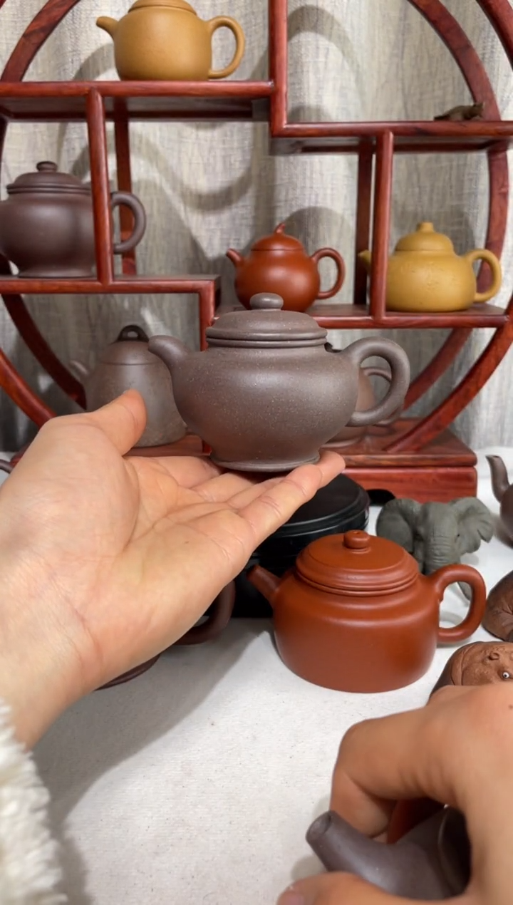 【闪购商品】紫砂茶壶台西底槽青手工泥大亨掇只155cc