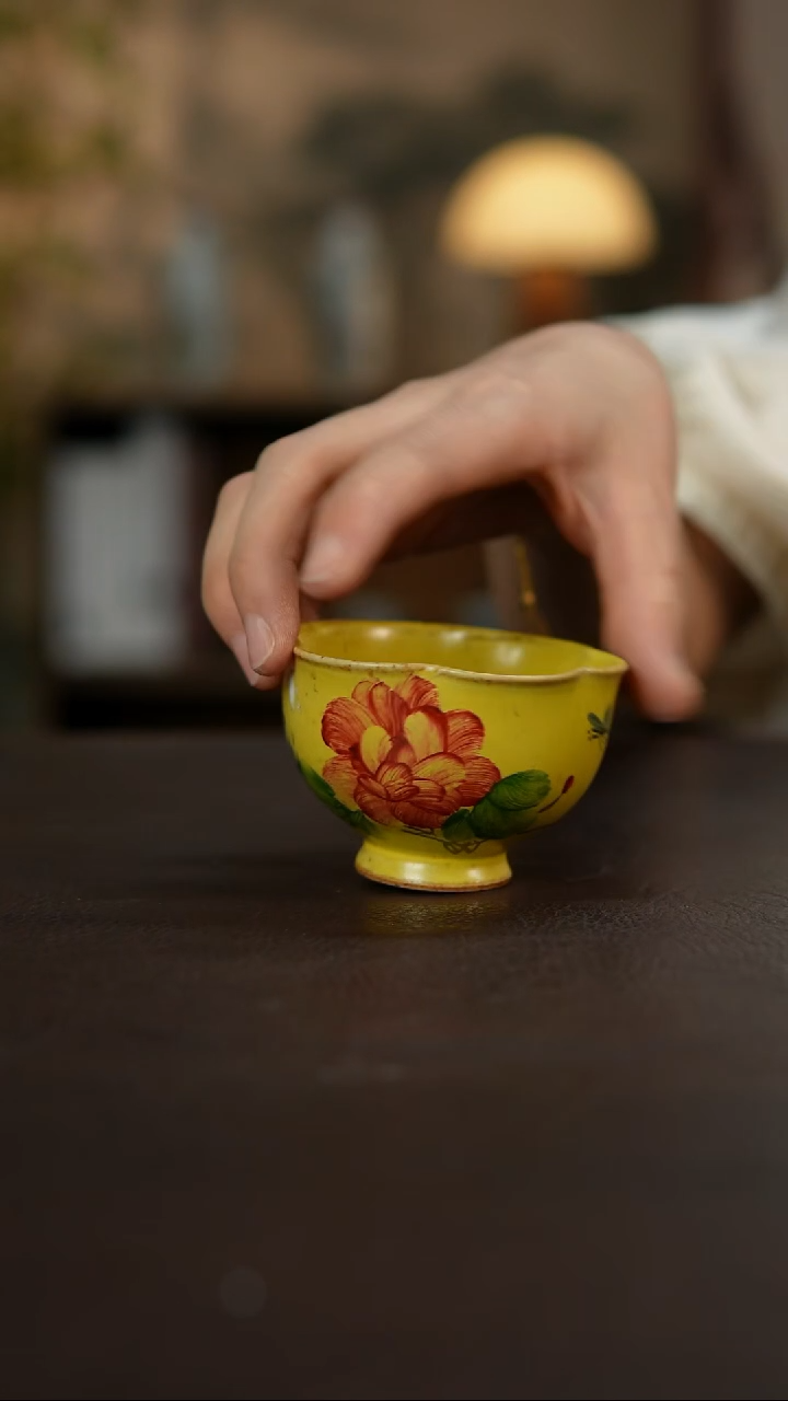 杯景德镇陶瓷杯碗柴烧多人