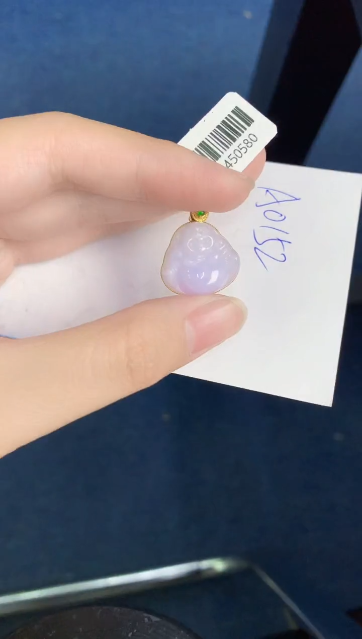 【闪购商品】翡翠颈饰18K金镶嵌0000000001