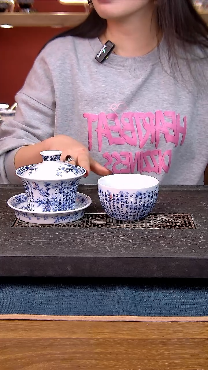 简装家用款2件套 白瓷陶瓷茶具