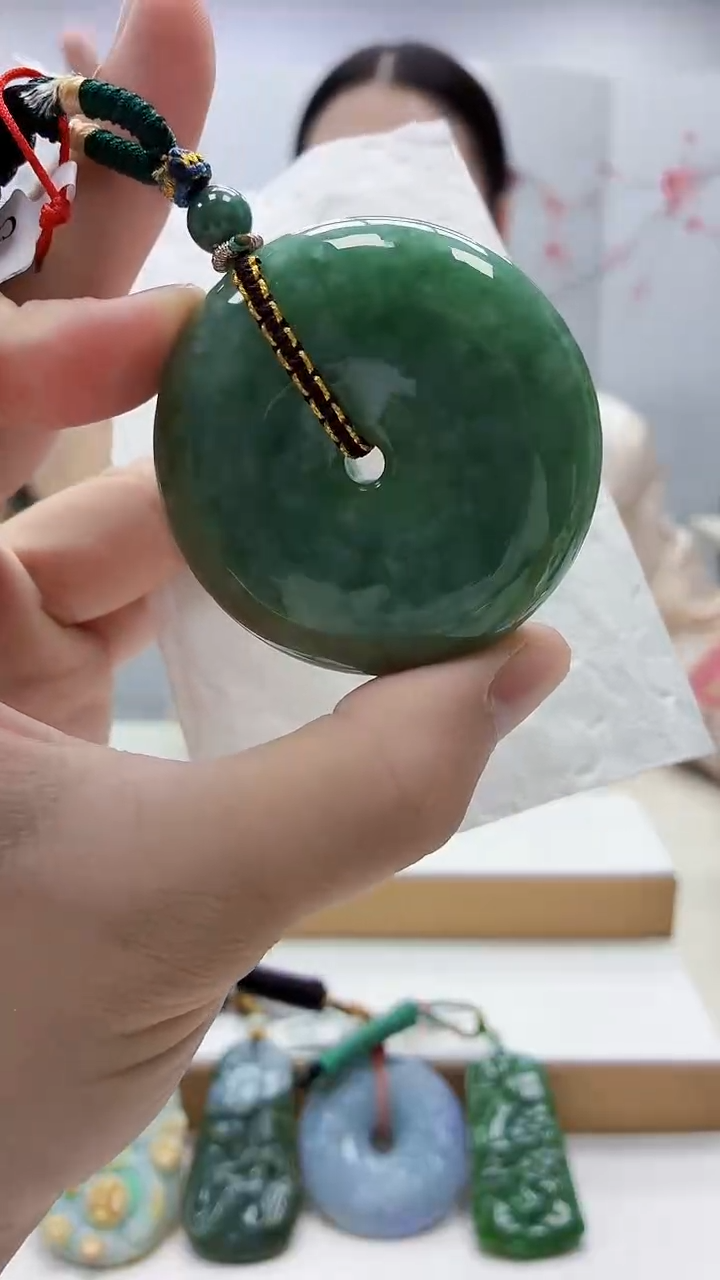 未镶嵌定制翡翠4812bb-毛货挂件74