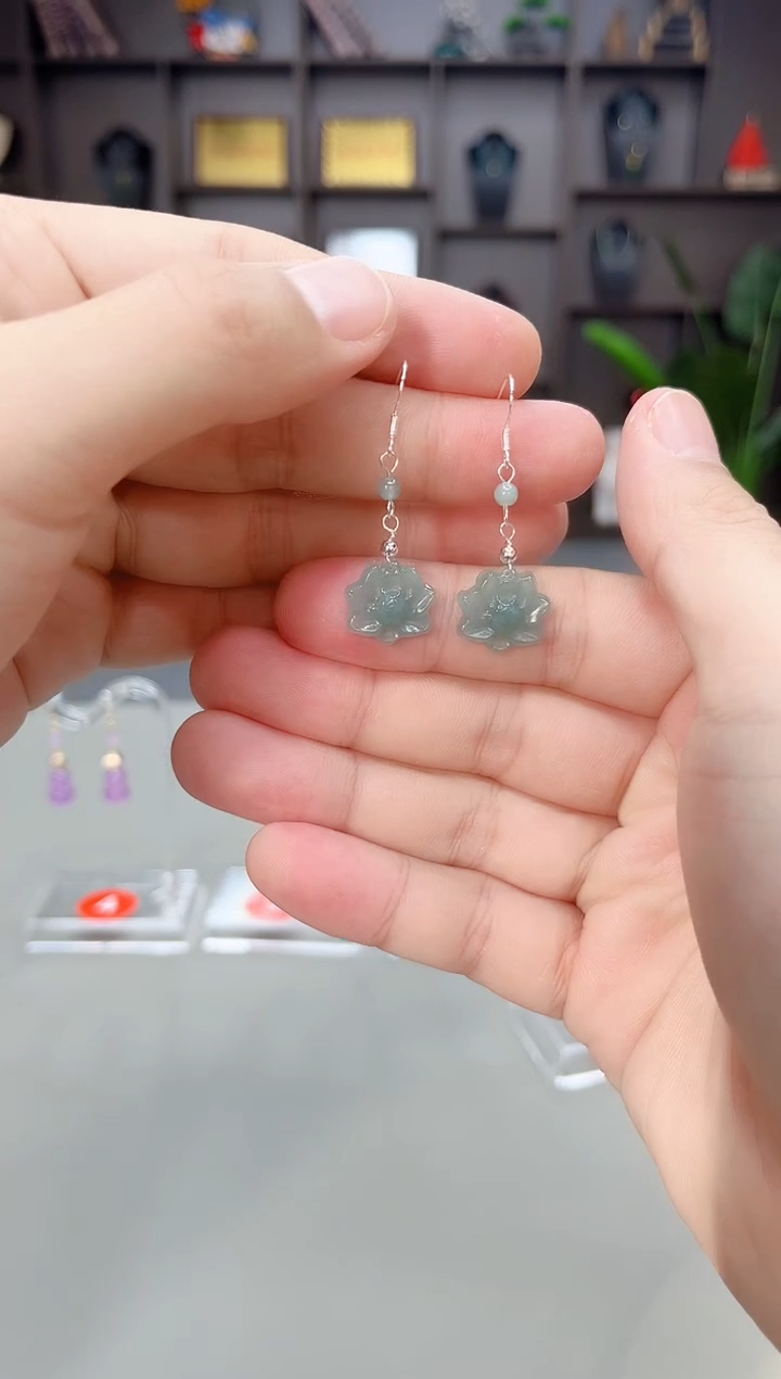 未镶嵌翡翠耳饰X06