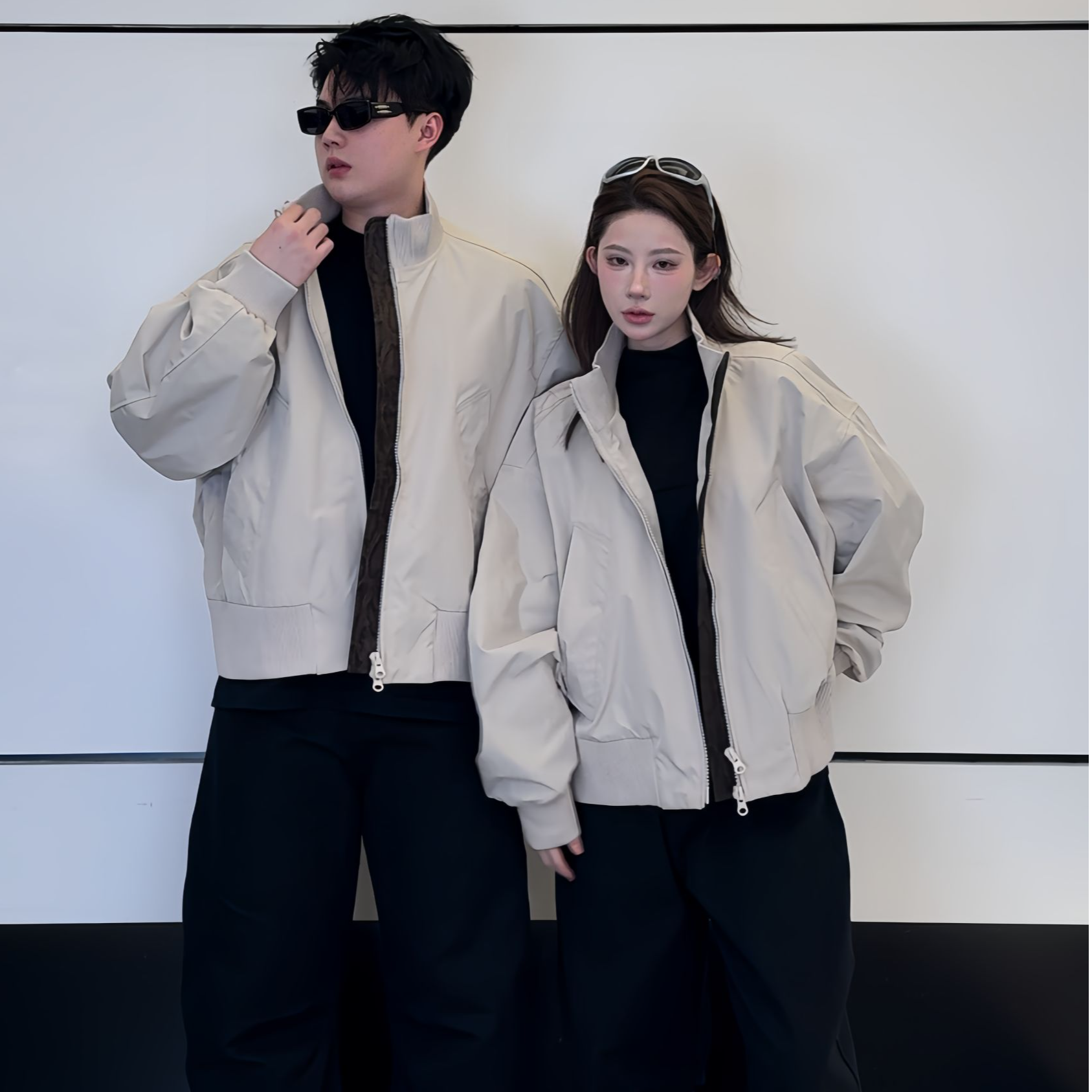 「TtAU」蛇年限定美式休闲cleanfit廓形情侣百搭夹克