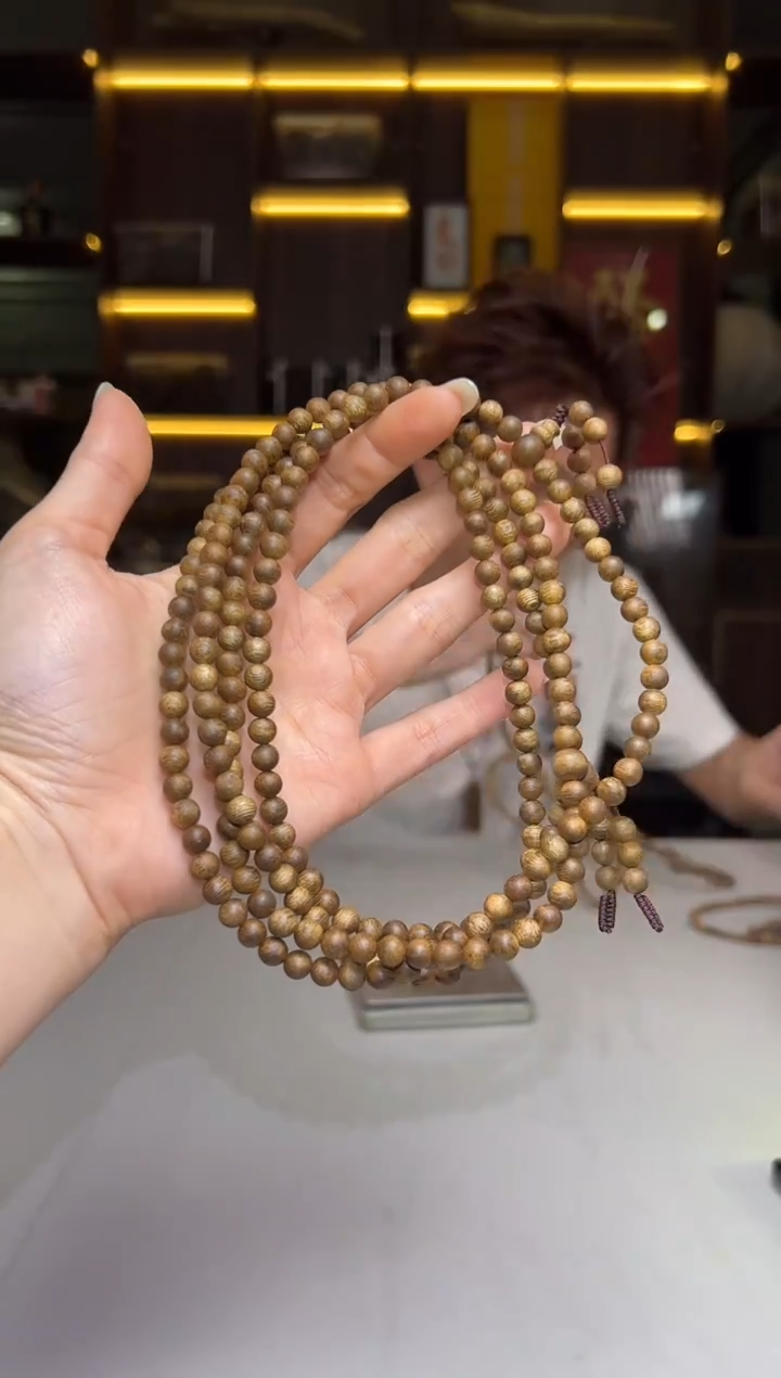 沉香沉香碎屑759号金沙叶干料06圆珠多圈老料多样性发一10