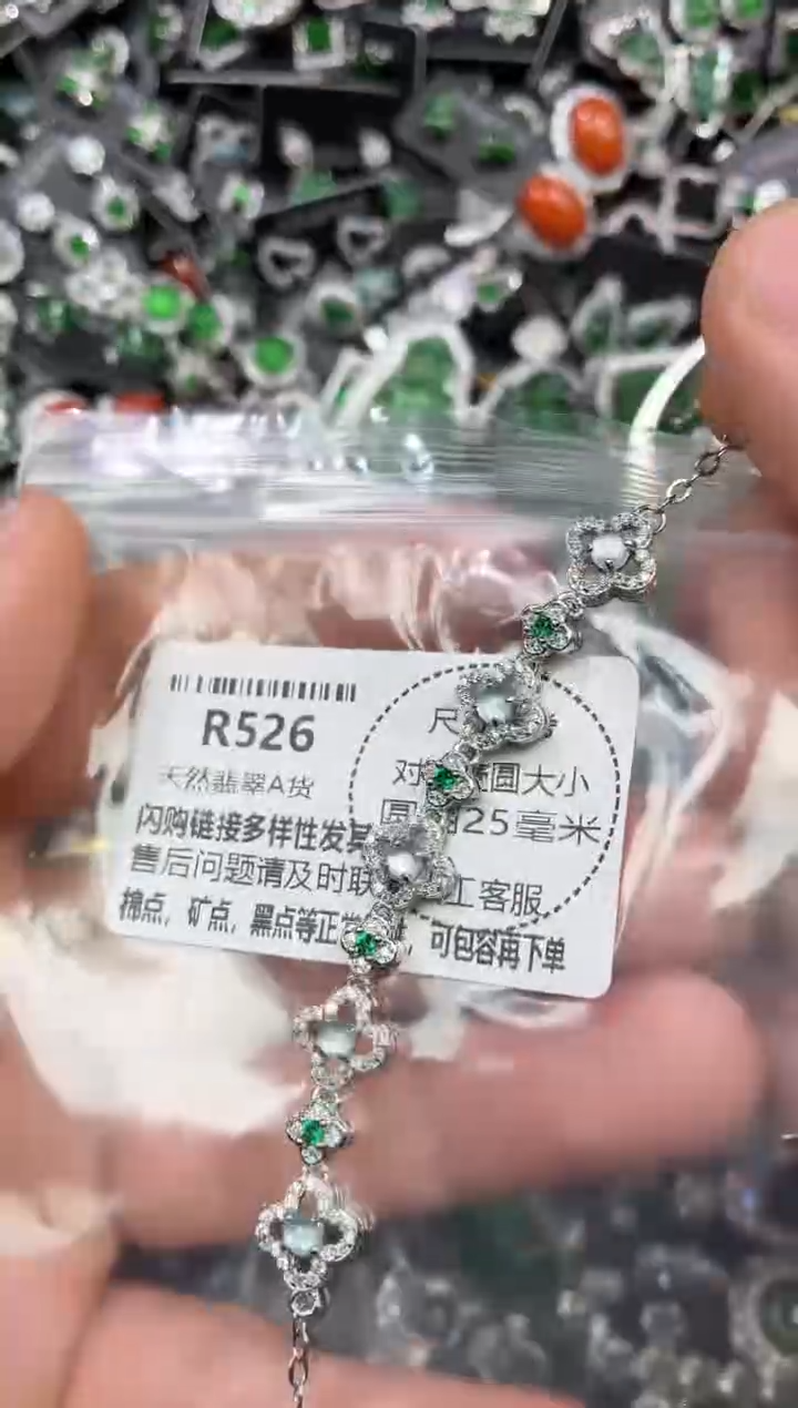 颈饰未镶嵌翡翠R526手链