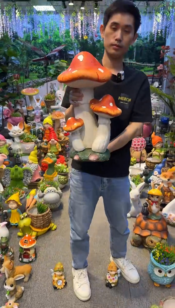 无花朵花园庭院摆件&00&