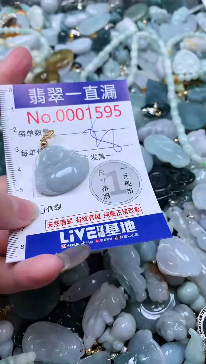 【闪购商品】翡翠吊坠(不含链)未镶嵌1595