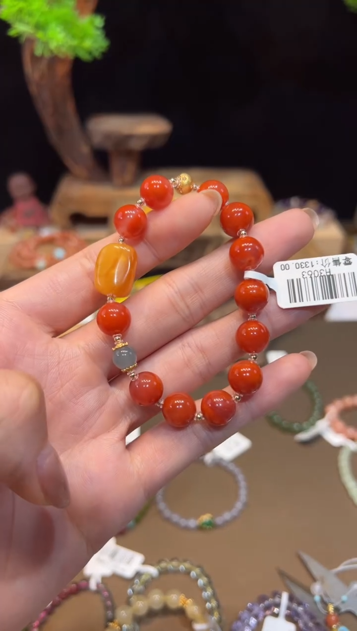 手饰玛瑙未镶嵌手饰@@H3063