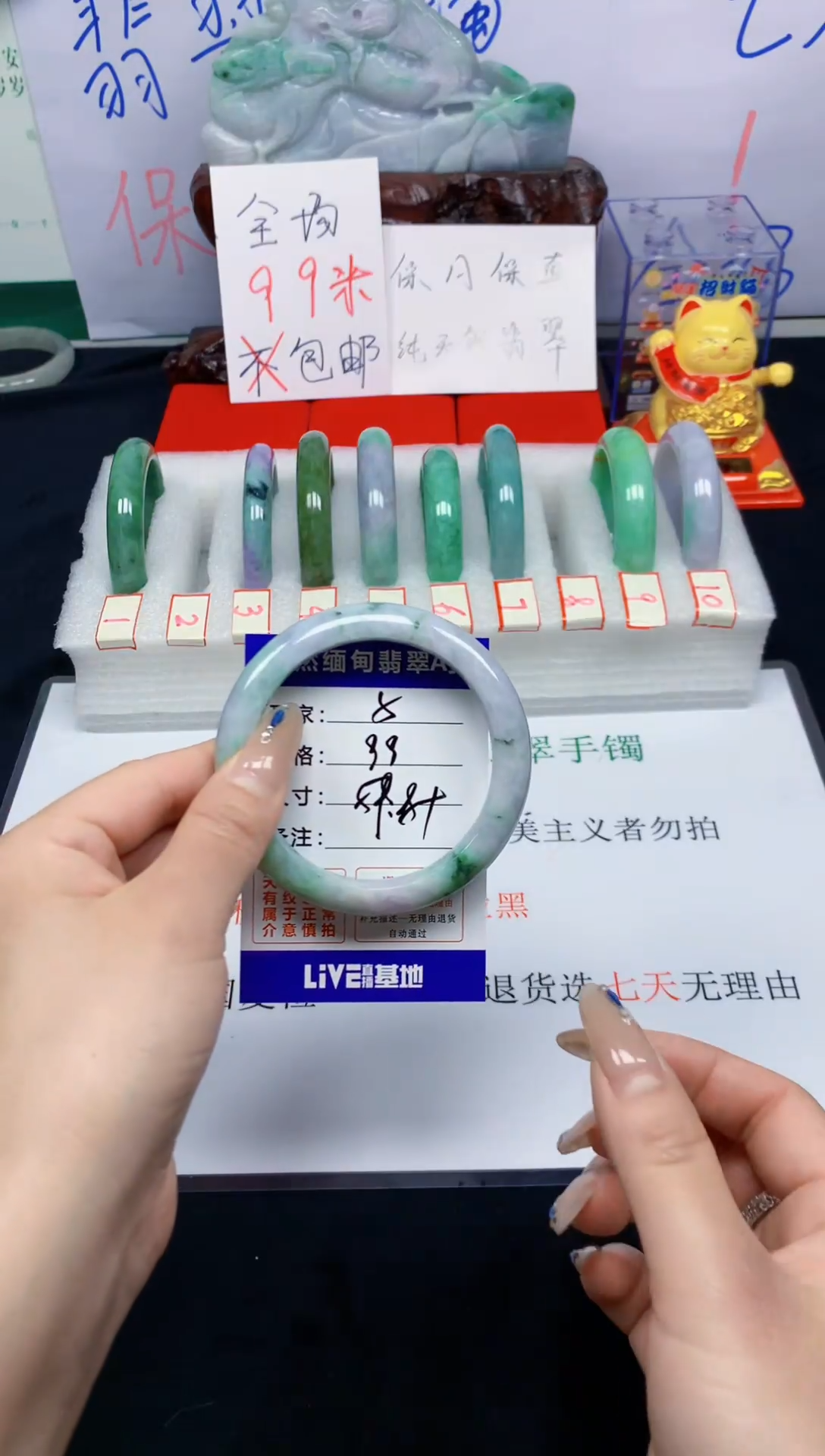 未镶嵌手镯翡翠5