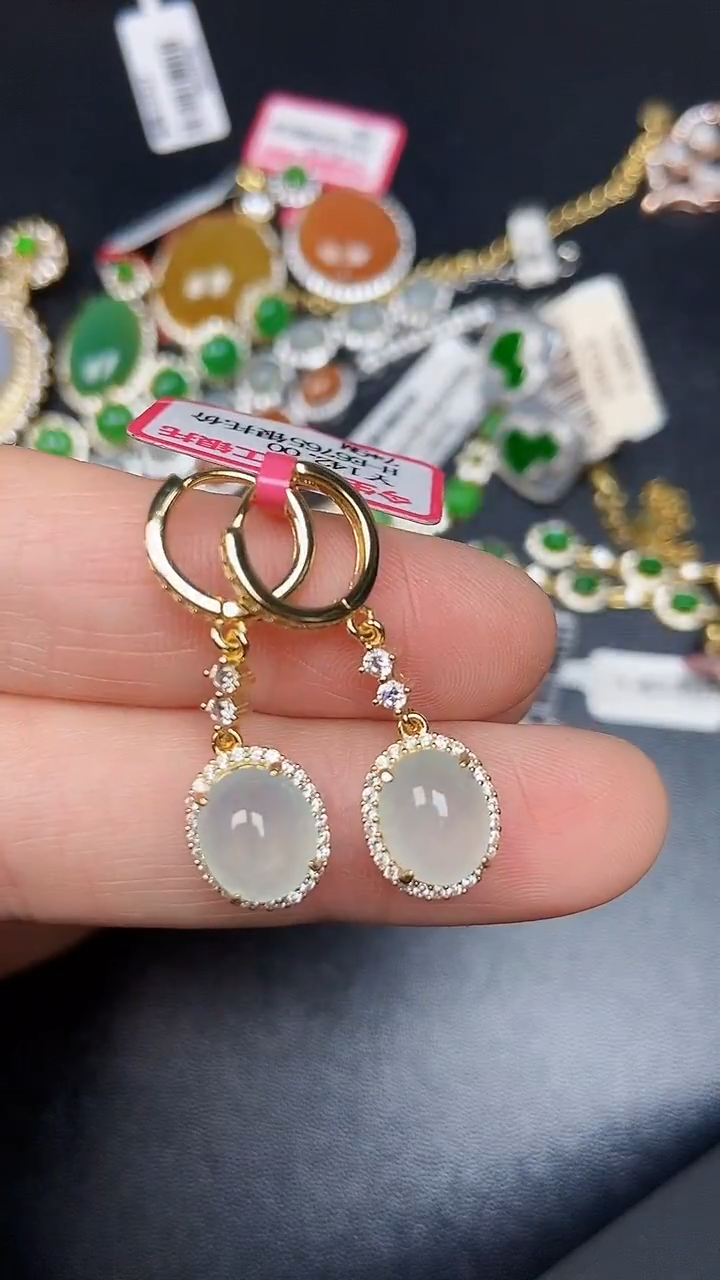 银S925镶嵌戒指翡翠2800