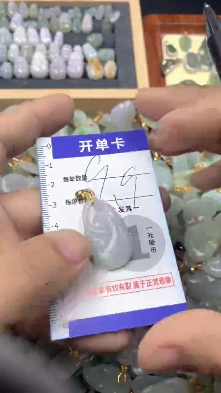 颈饰未镶嵌翡翠天然A货翡翠