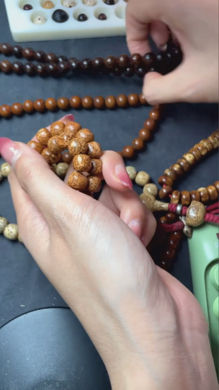 【闪购商品】星月菩提手串精工级浅珀桶珠10*9手串