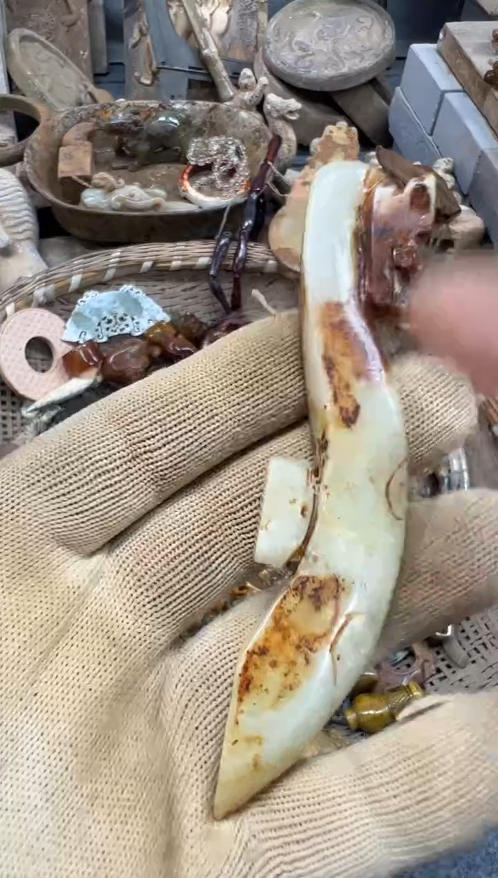 未镶嵌和田玉（糖玉）挂件111111