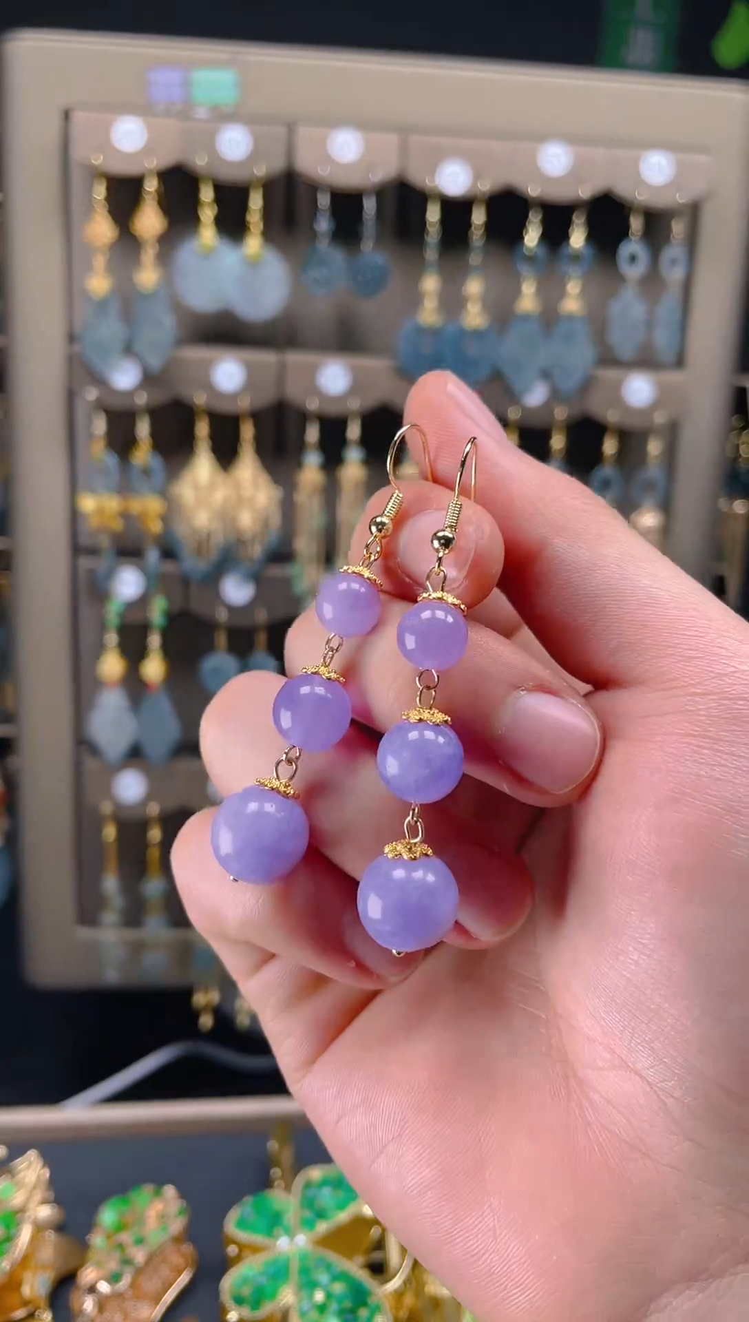 【闪购商品】玛瑙/玉髓耳饰合金030玛瑙饰品