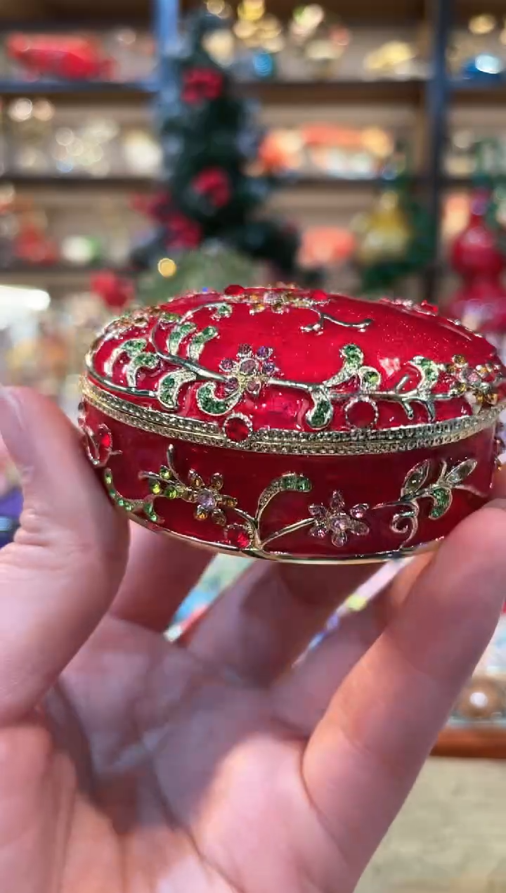 【闪购商品】精致珐琅彩首饰盒