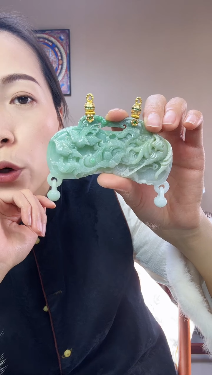 【闪购商品】翡翠颈饰未镶嵌特色原创翡翠颈饰