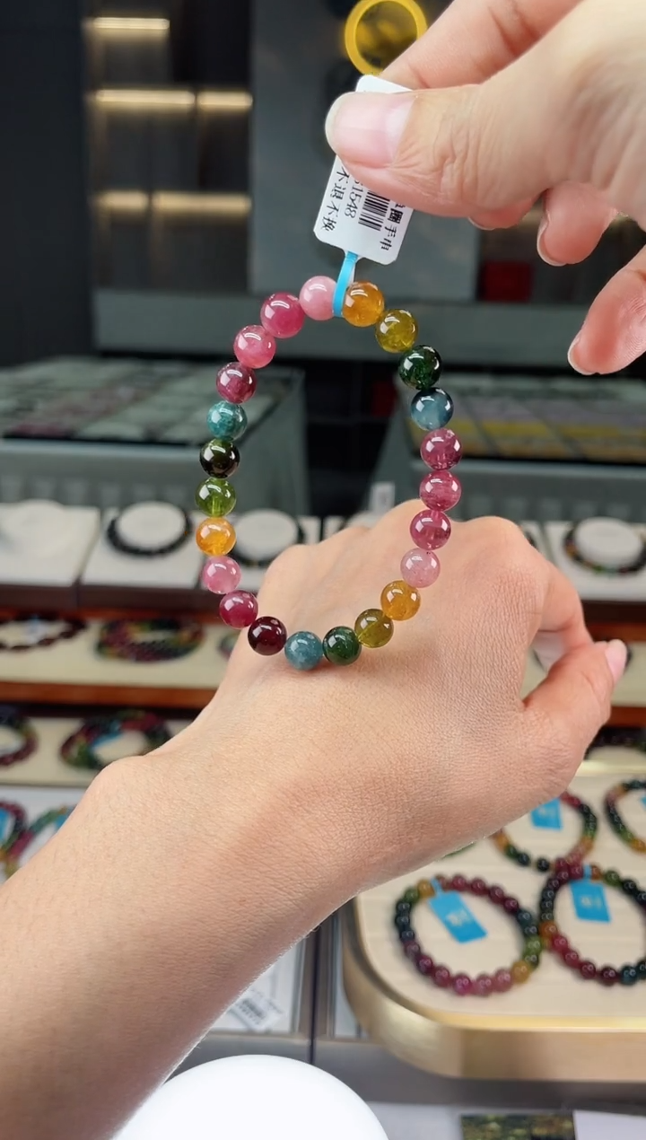 【闪购商品】碧玺单圈手串未镶嵌（多样性发一条）Q