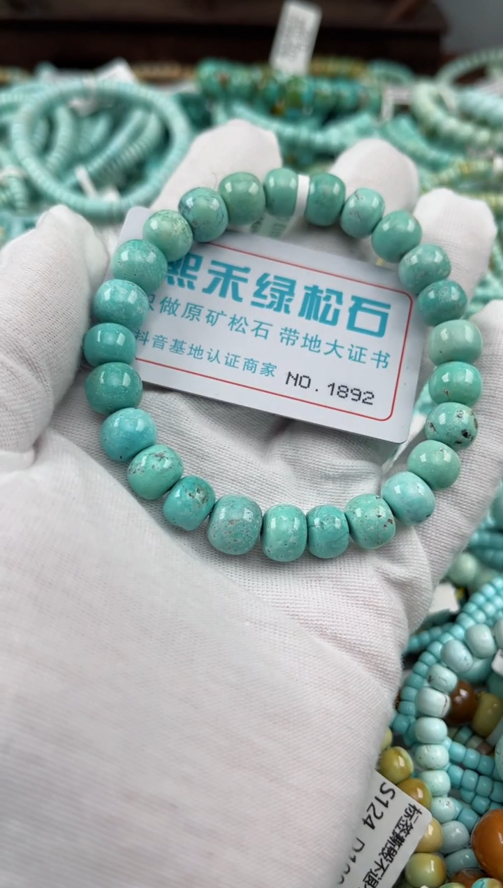 未镶嵌绿松石松石1892