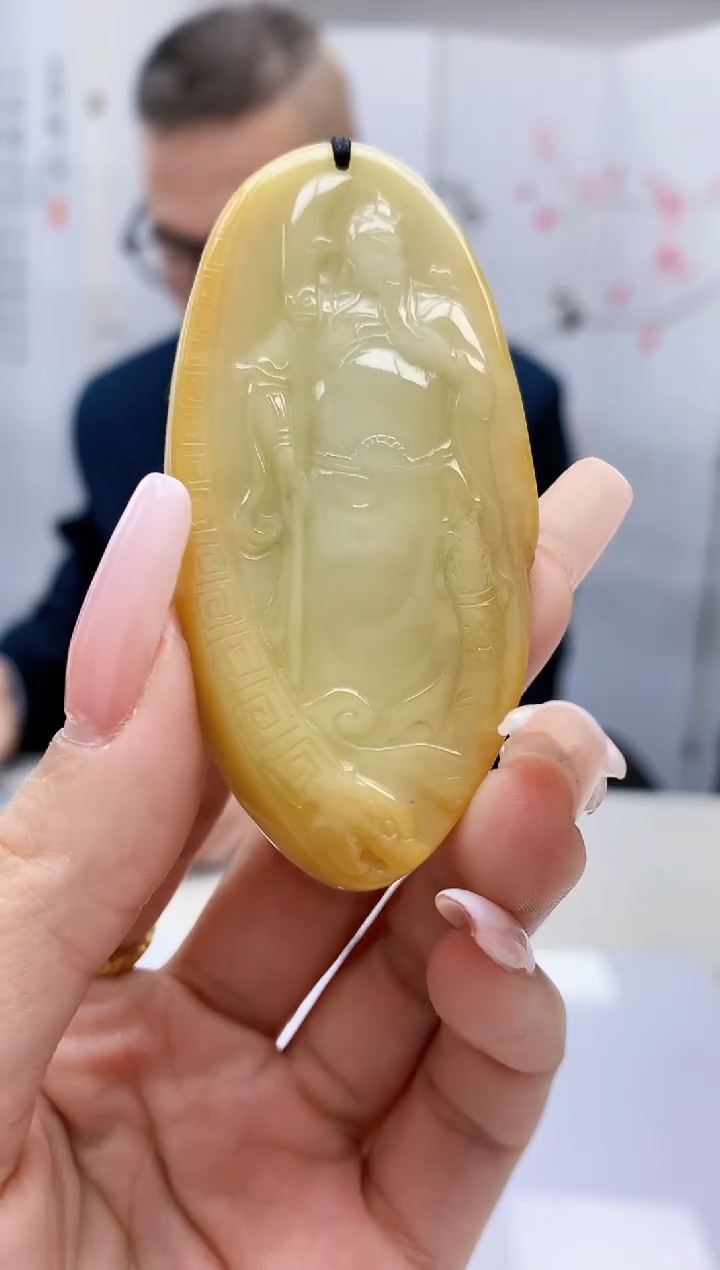 【闪购商品】定制翡翠未镶嵌1502lr-毛货挂件82