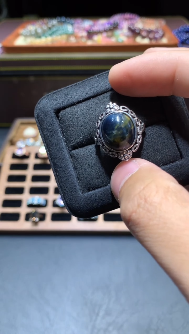 【闪购商品】木变石戒指未镶嵌G147【多样性发其一】