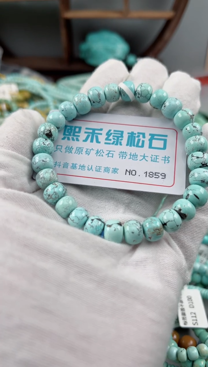 未镶嵌绿松石松石1859