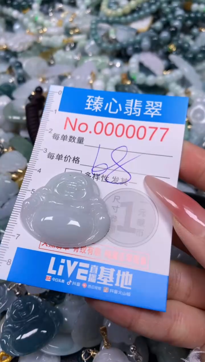 【闪购商品】翡翠颈饰未镶嵌含绳0000077