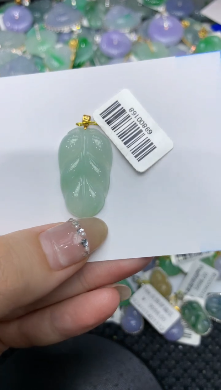 【闪购商品】翡翠颈饰18K金镶嵌222222222