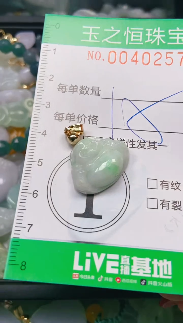 【闪购商品】翡翠颈饰未镶嵌闪购0040257