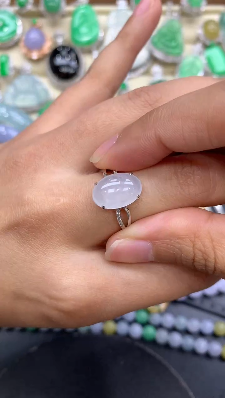 【闪购商品】翡翠戒指18K金镶嵌211-中国好珍宝