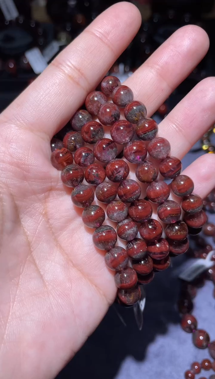 【闪购商品】水晶手链未镶嵌极光单圈8mm（多样性发其一）
