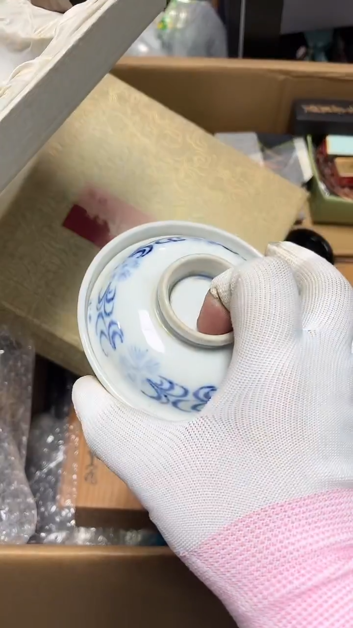 瓷片工艺品杂项咚*锵3129