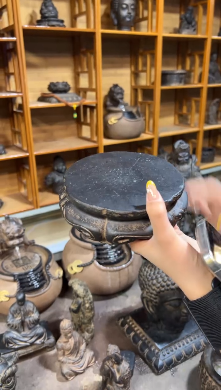 陶土【火山泥】金箍坛底座