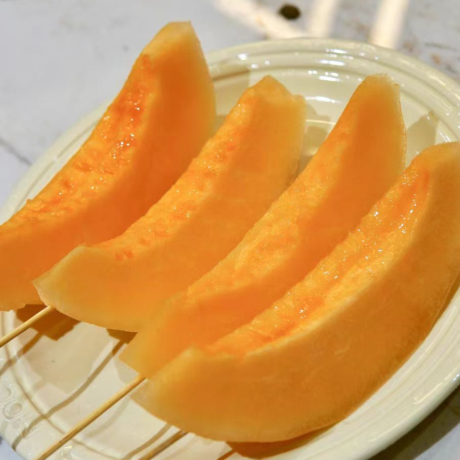 【新疆直发-精选王中王】头茬金色年华黄金哈密瓜皮薄肉厚香甜多汁