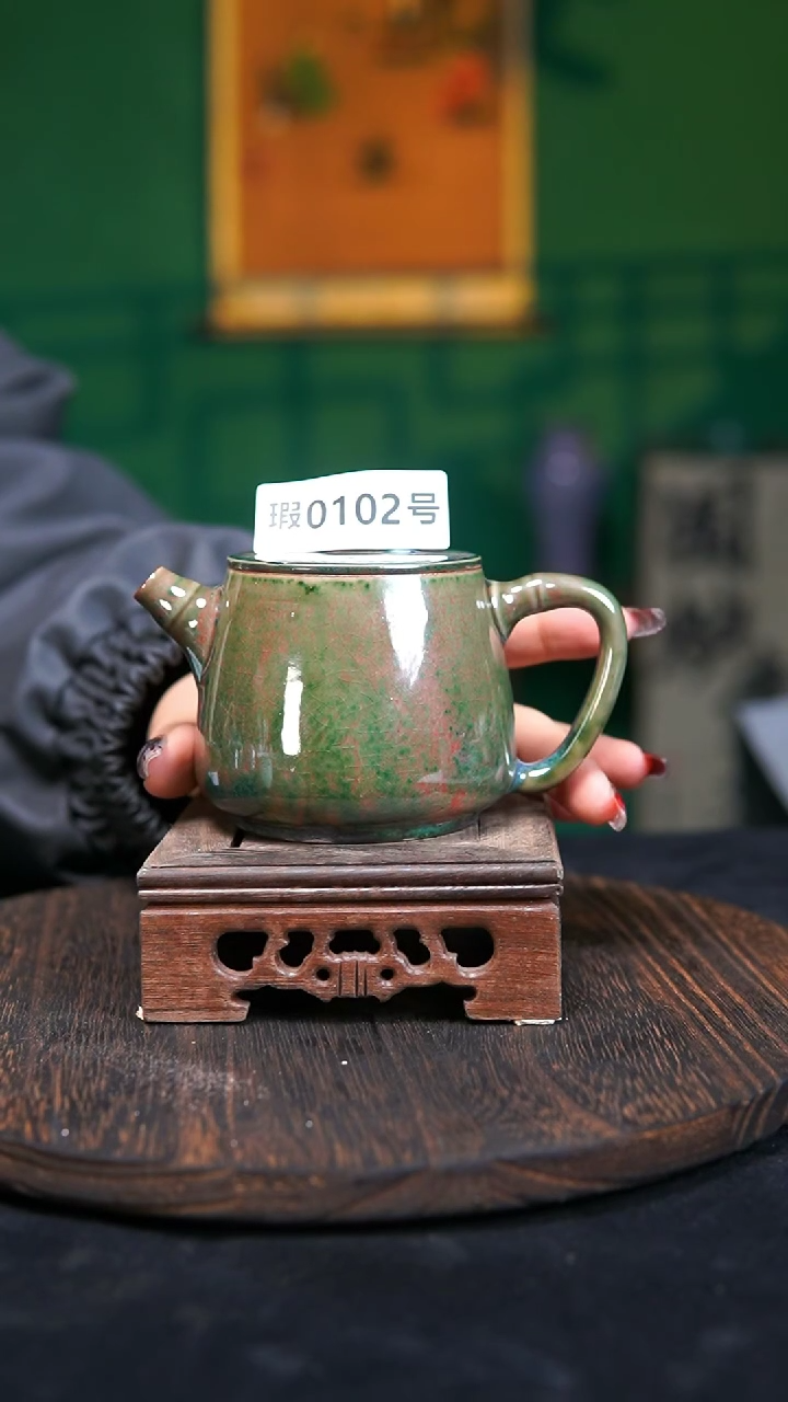 【闪购商品】原产地原矿钧瓷杯壶102