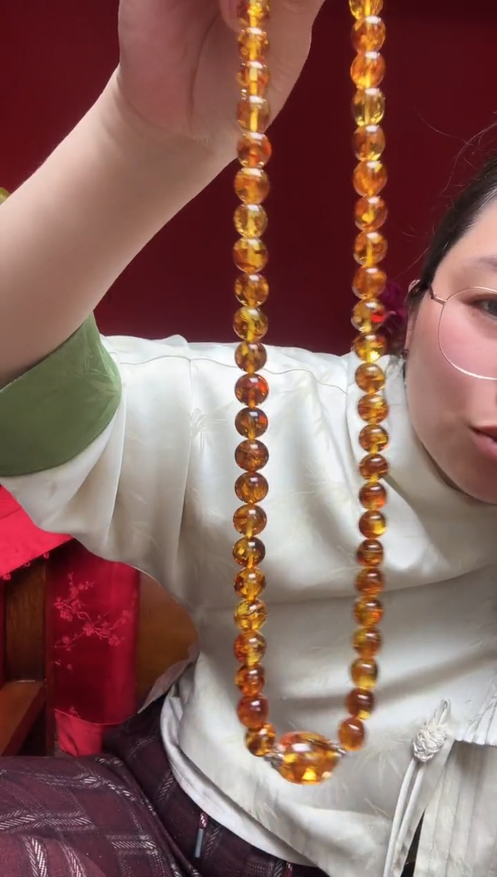 【闪购商品】琥珀珠宝奇石未镶嵌9mm