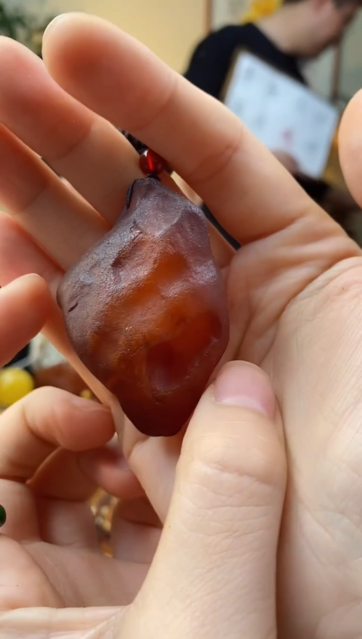 【闪购商品】琥珀颈饰未镶嵌吊坠