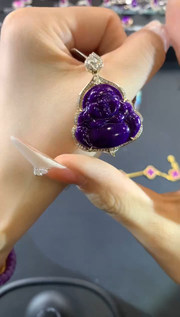 【闪购商品】苏纪石（舒俱来）.18K金镶嵌舒俱来吊坠