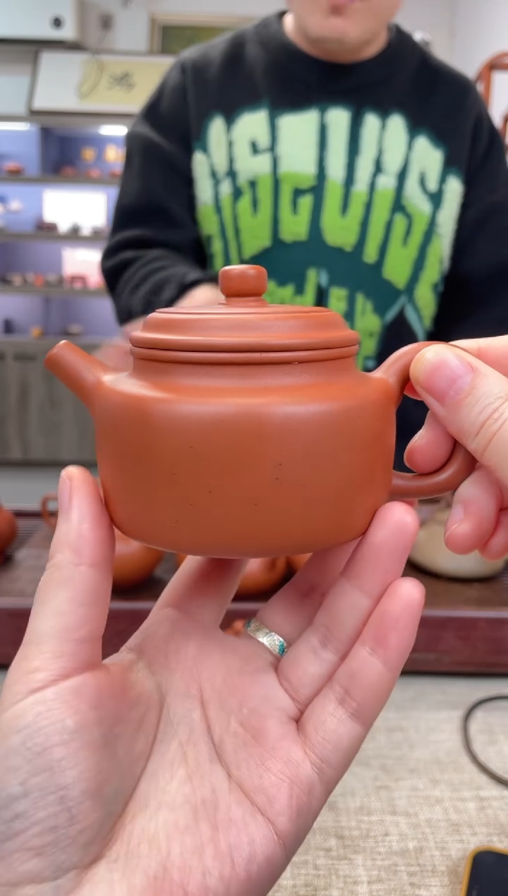 【闪购商品】紫砂茶壶大红泥德钟