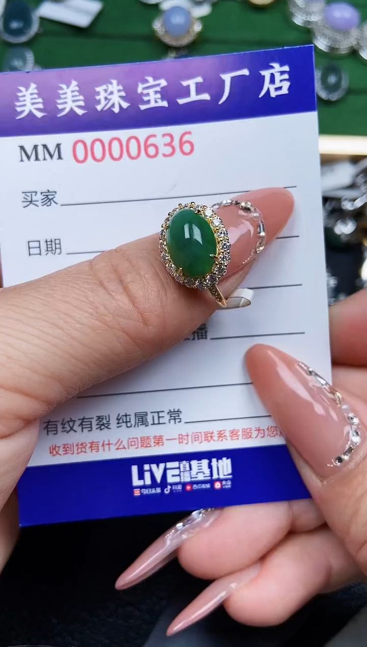 【闪购商品】翡翠颈饰银S925镶嵌0636