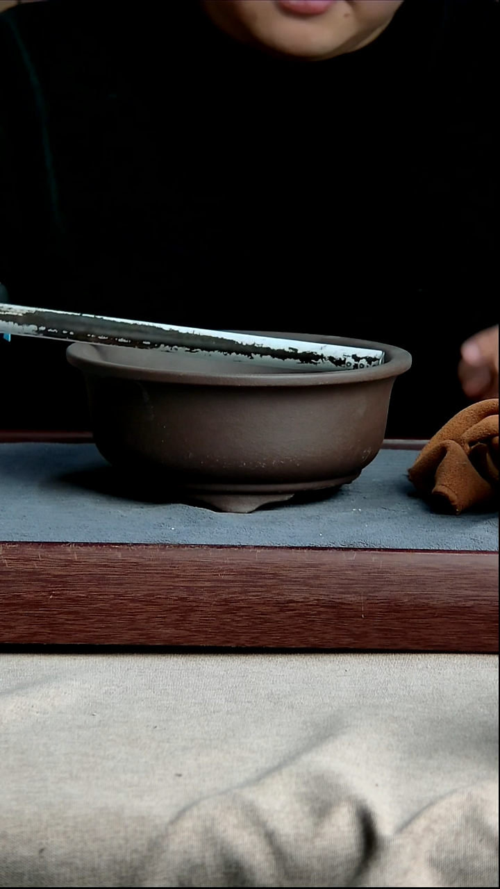 紫砂花盆17.5*6.5cm(内径尺寸)紫砂花盆