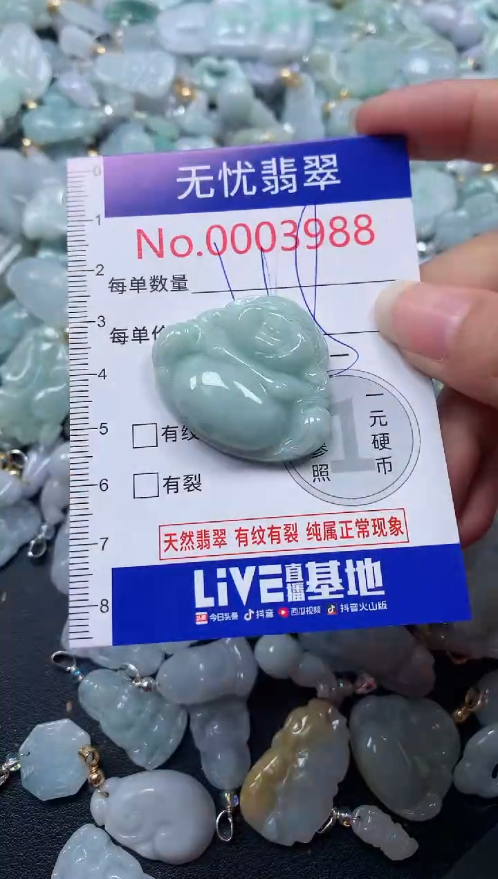 颈饰未镶嵌翡翠3988