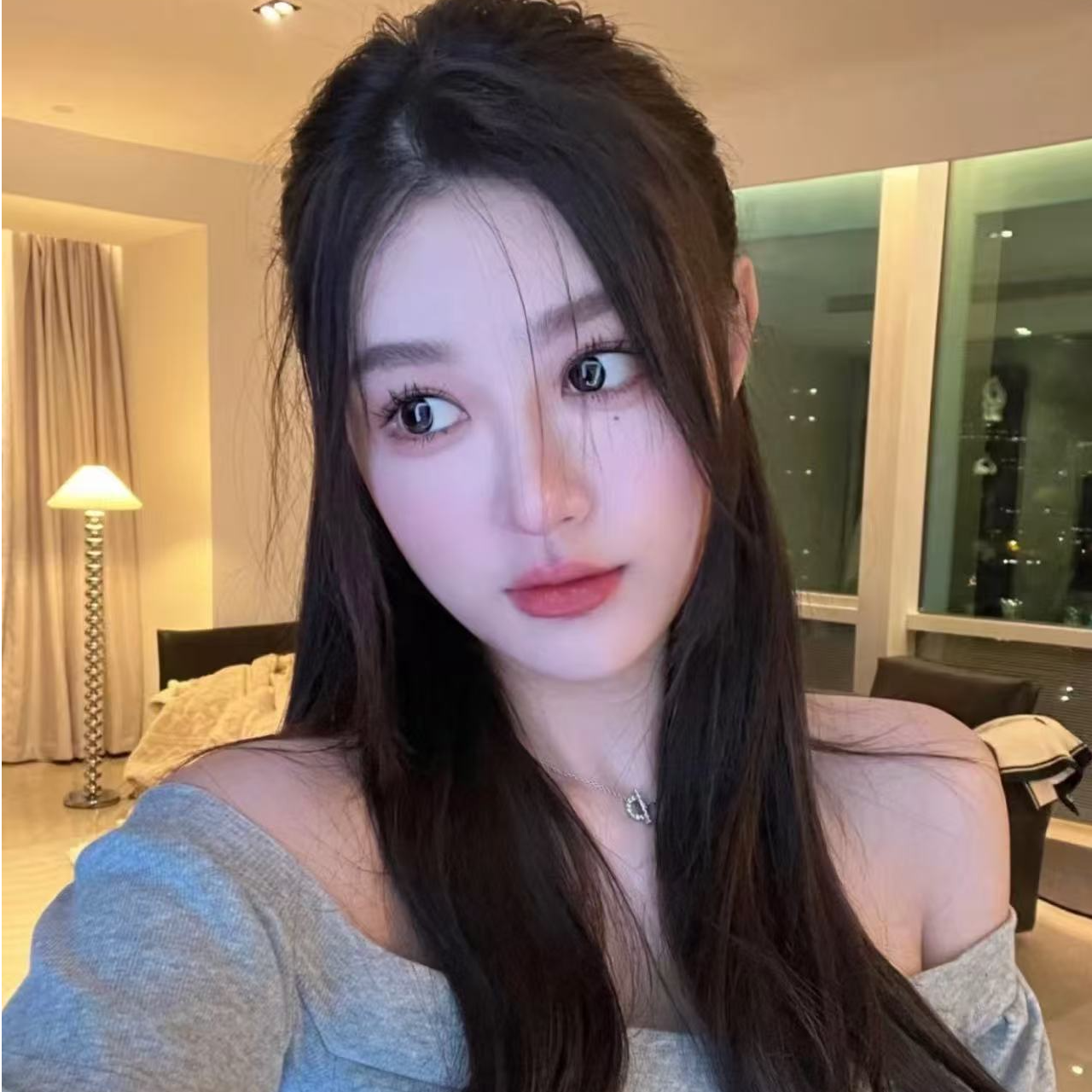 合金项链 【小Q项链】轻奢时尚简约欧美素款小众百搭A1