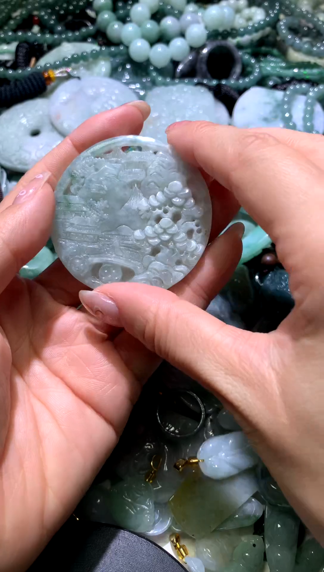 吊坠(不含链)未镶嵌翡翠1