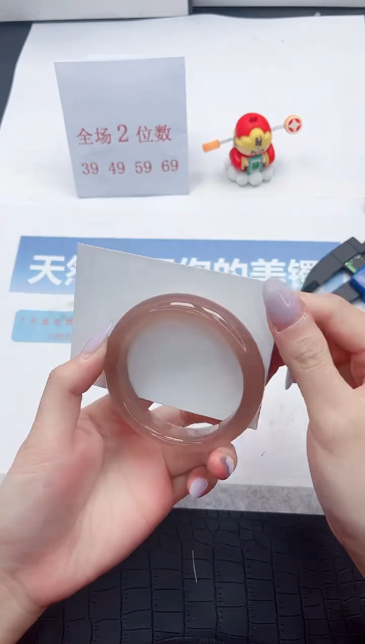 【闪购商品】石英质玉手镯未镶嵌A265-53.5