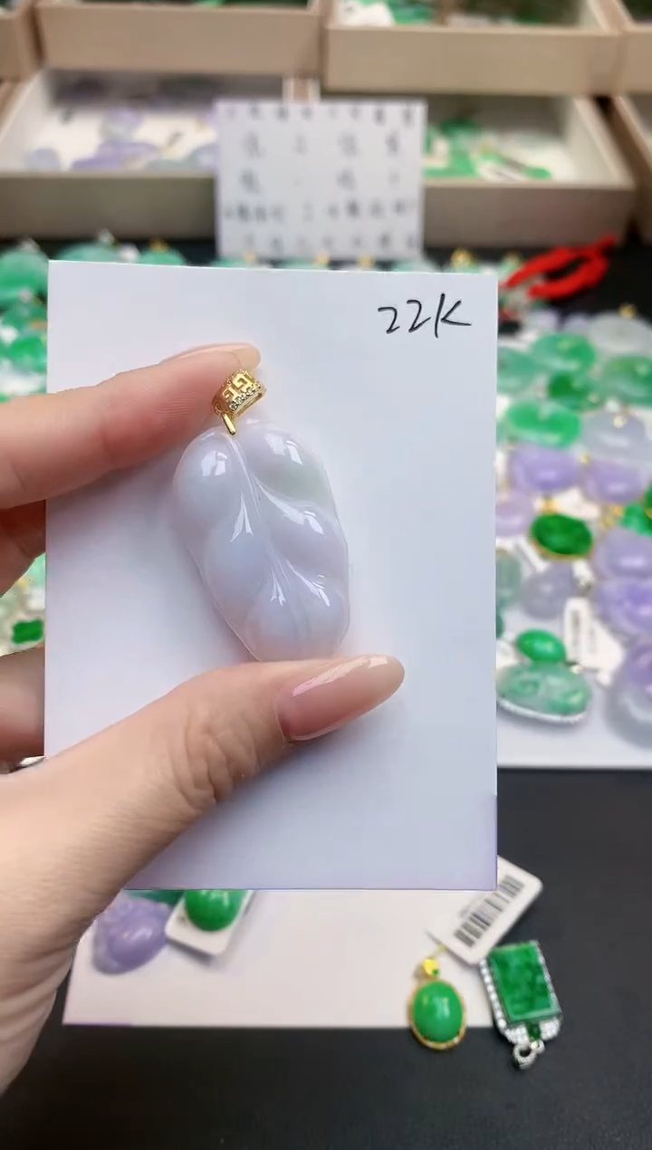 颈饰未镶嵌翡翠天然缅甸A货翡翠