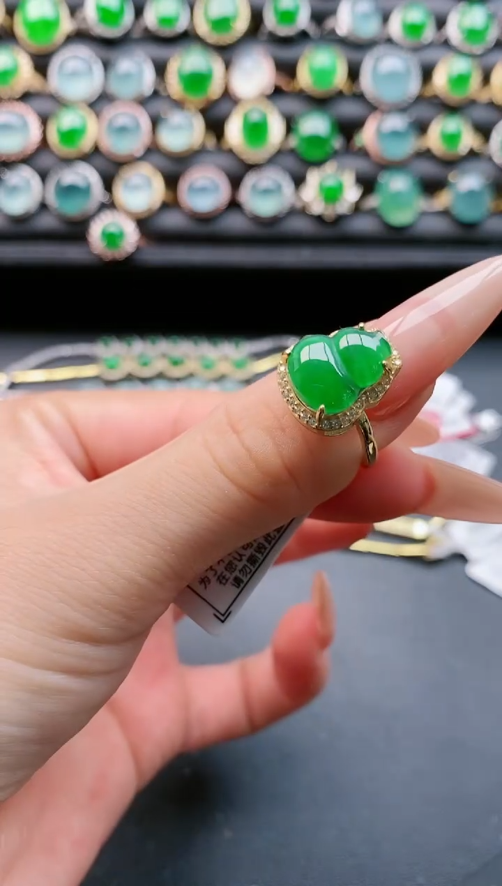 【闪购商品】翡翠戒指银S925镶嵌11111111111
