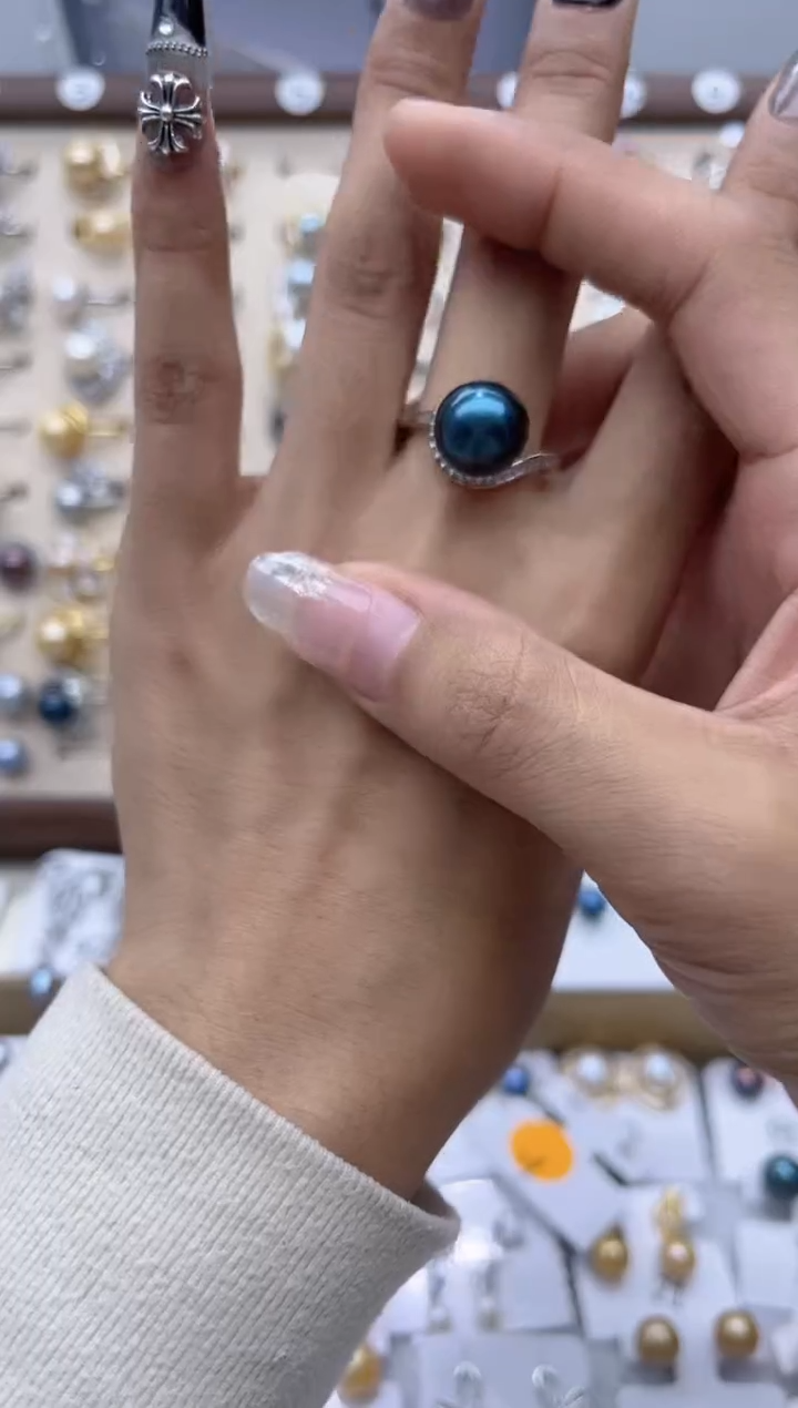 【闪购商品】淡水珍珠戒指合金51