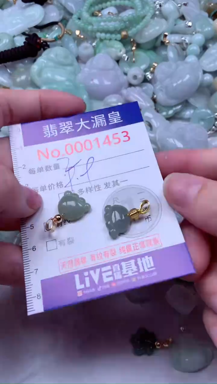 吊坠(不含链)未镶嵌翡翠1453