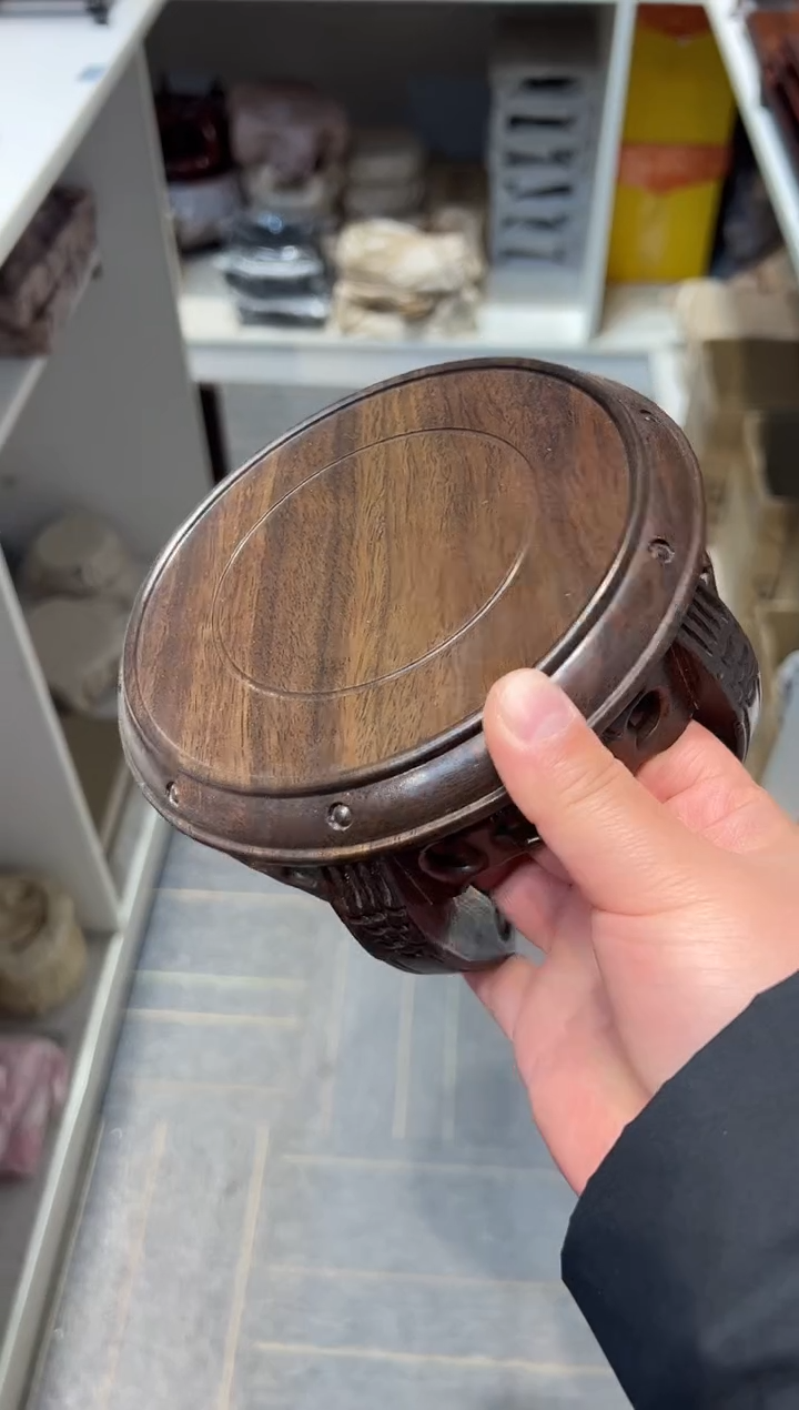 【闪购商品】乌木类端景台工艺品底座