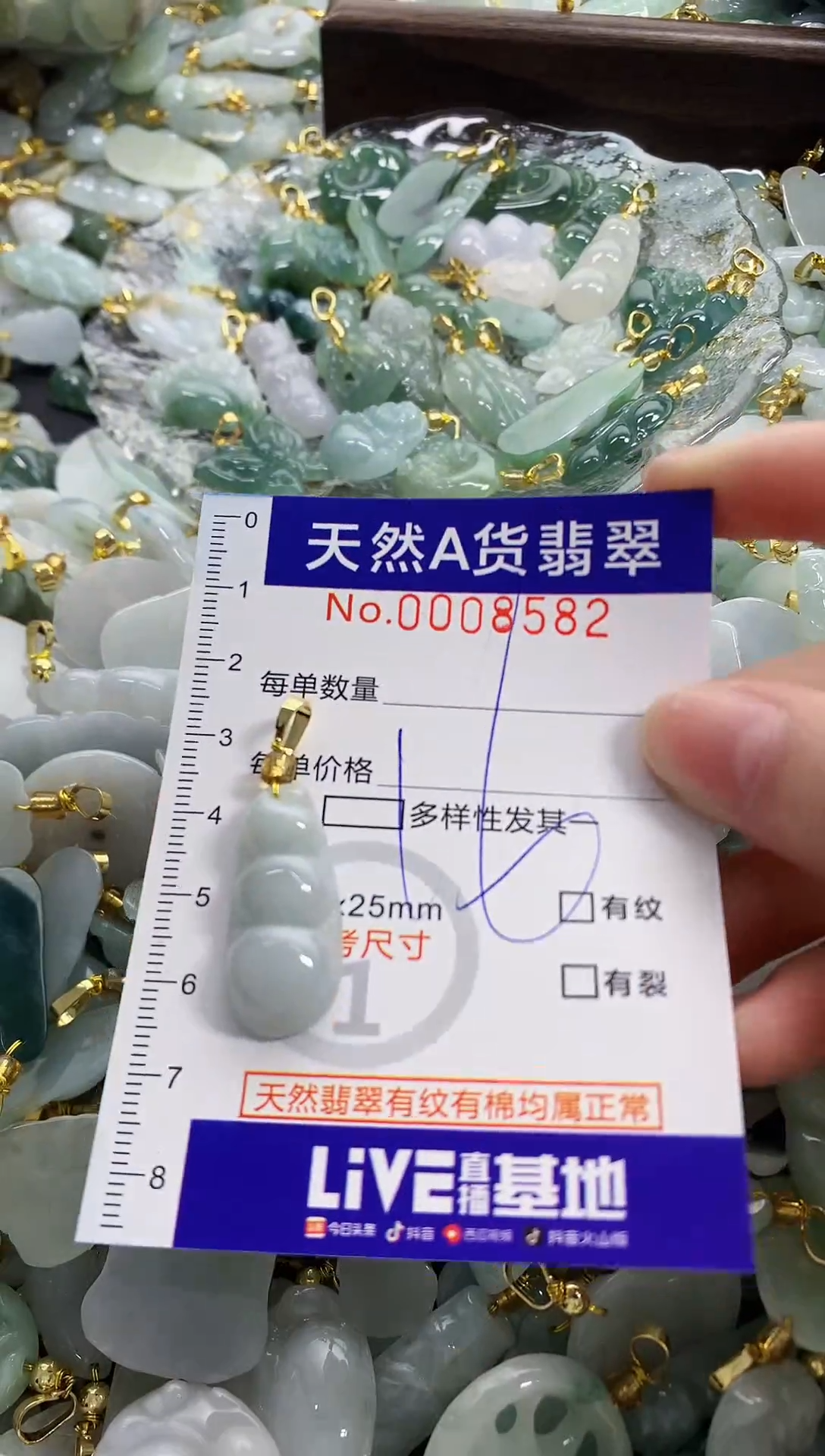 颈饰未镶嵌翡翠天然A货翡翠